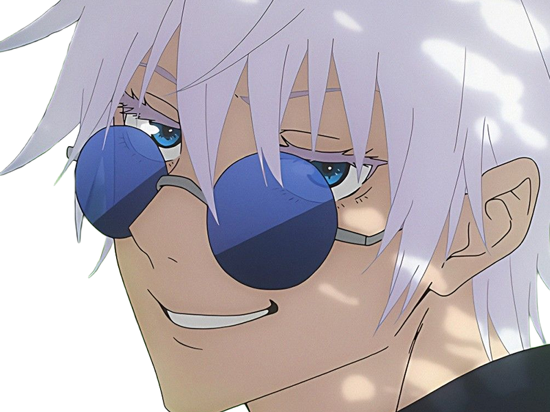 satoru gojo exorciste etudiant classe-s jujutsu kaisen jjk anime manga jeune homme prologue cheveux-blancs yeux-bleus