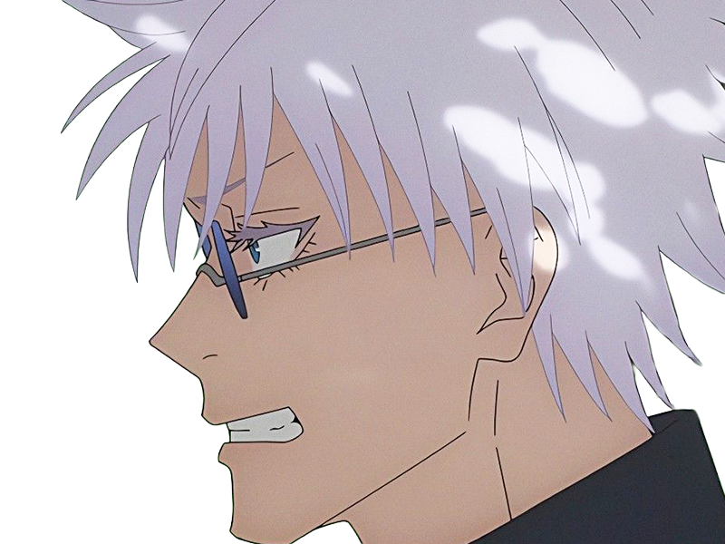 satoru gojo exorciste etudiant classe-s jujutsu kaisen jjk anime manga jeune homme prologue cheveux-blancs yeux-bleus