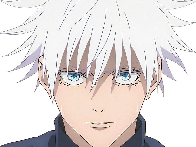 satoru gojo exorciste etudiant classe-s jujutsu kaisen jjk anime manga jeune homme prologue cheveux-blancs yeux-bleus