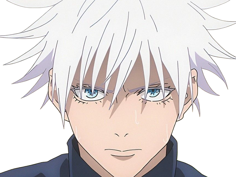 satoru gojo exorciste etudiant classe-s jujutsu kaisen jjk anime manga jeune homme prologue cheveux-blancs yeux-bleus