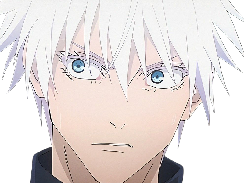 satoru gojo exorciste etudiant classe-s jujutsu kaisen jjk anime manga jeune homme prologue cheveux-blancs yeux-bleus