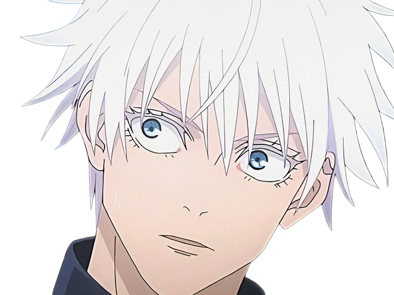 satoru gojo exorciste etudiant classe-s jujutsu kaisen jjk anime manga jeune homme prologue cheveux-blancs yeux-bleus