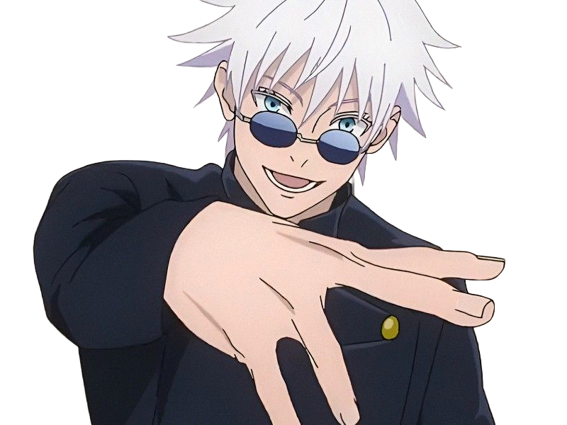 satoru gojo exorciste etudiant classe-s jujutsu kaisen jjk anime manga jeune homme prologue cheveux-blancs yeux-bleus