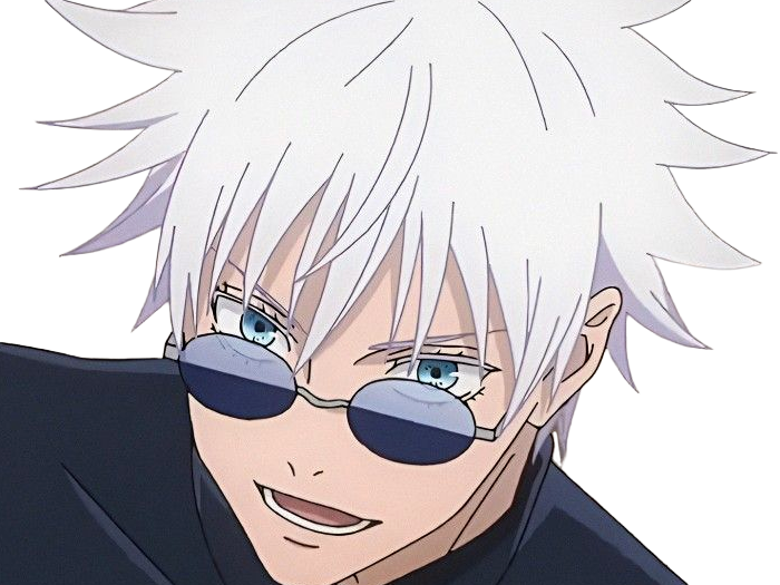 satoru gojo exorciste etudiant classe-s jujutsu kaisen jjk anime manga jeune homme prologue cheveux-blancs yeux-bleus