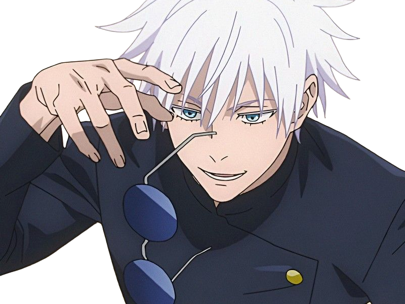 satoru gojo exorciste etudiant classe-s jujutsu kaisen jjk anime manga jeune homme prologue cheveux-blancs yeux-bleus