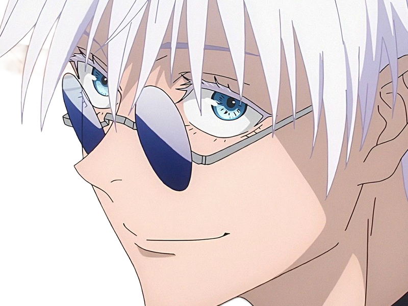 satoru gojo exorciste etudiant classe-s jujutsu kaisen jjk anime manga jeune homme prologue cheveux-blancs yeux-bleus