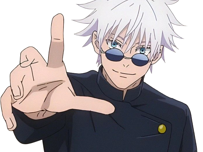 satoru gojo exorciste etudiant classe-s jujutsu kaisen jjk anime manga jeune homme prologue cheveux-blancs yeux-bleus