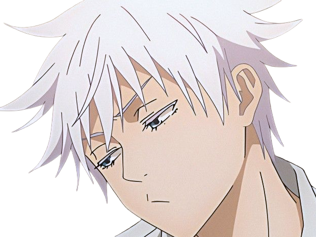 satoru gojo exorciste etudiant classe-s jujutsu kaisen jjk anime manga jeune homme prologue cheveux-blancs yeux-bleus