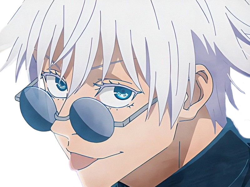 satoru gojo exorciste etudiant classe-s jujutsu kaisen jjk anime manga jeune homme prologue cheveux-blancs yeux-bleus