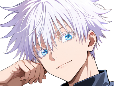 satoru gojo exorciste etudiant classe-s jujutsu kaisen jjk anime manga jeune homme prologue cheveux-blancs yeux-bleus