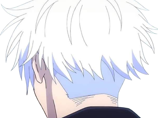 Sticker satoru gojo exorciste professeur classe s jujutsu kaisen jjk anime manga homme le plus fort sans bandeau cheveux blancs yeux bleus par Dark-63