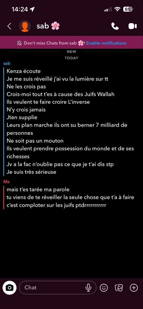 benzemonstre liberation prison taule placard 18 25 snap chat snapchat message juif