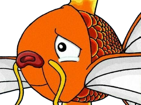 magicarpe magikarp koiking pokemon pkm type eau 1g kanto poisson trempette