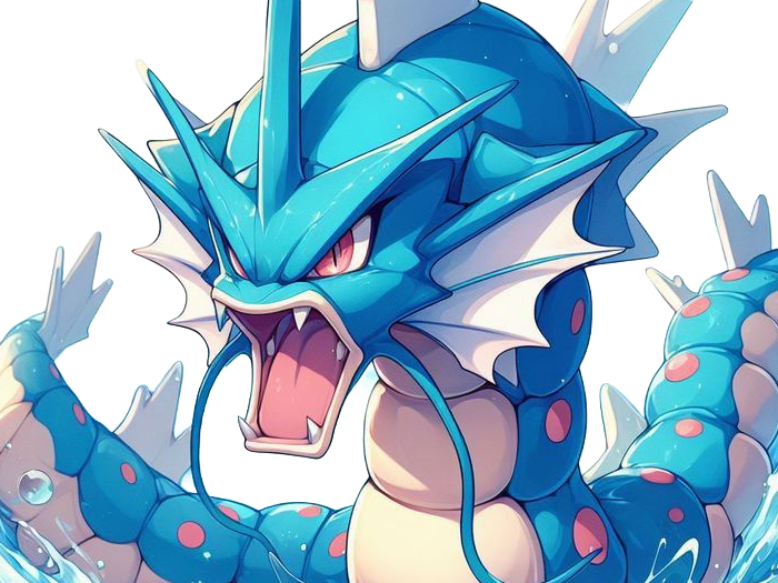 leviator gyarados pokemon pkm type eau vol 1g kanto terrifiant