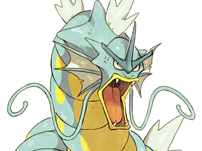 leviator gyarados pokemon pkm type eau vol 1g kanto terrifiant