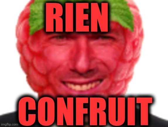 zinedine zidane zizou zz rien confruit compris fraise framboise sourire