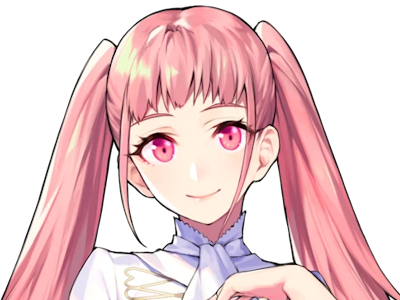 hilda valentine goneril fire emblem kj fille rose twintails couettes