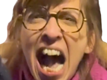 gaucho gauchiste gauchiasse facho manif nemesis hurler gueuler dents femme meuf fille rage larme haine