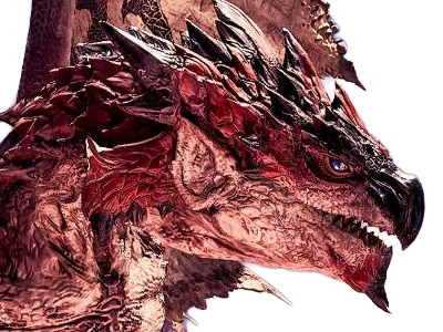 rathalos monster hunter mh wyverne volante roi-des-cieux los creature monstre ecailleuse feu rouge puissant iconique