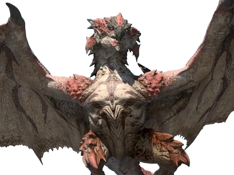 rathalos monster hunter mh wyverne volante roi-des-cieux los creature monstre ecailleuse feu rouge puissant iconique