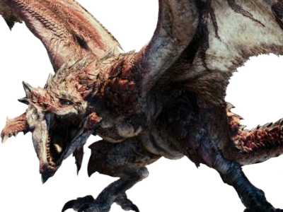 rathalos monster hunter mh wyverne volante roi-des-cieux los creature monstre ecailleuse feu rouge puissant iconique