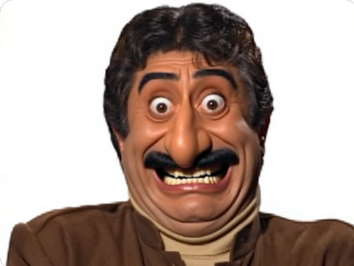 jesus quintero tare tarax gros grands yeux sourire ahi aya moustache