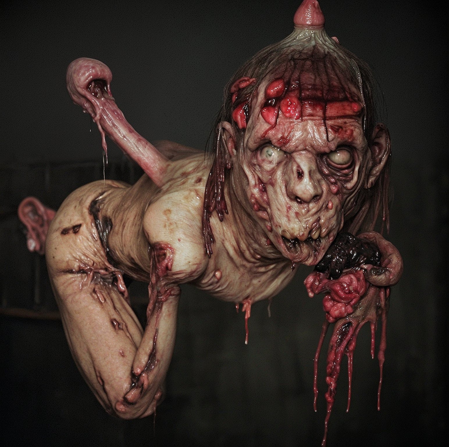 sourir jpg gh0st horror miedo afraid spirit zombi evil muerto cave couloir egout urbex pegi