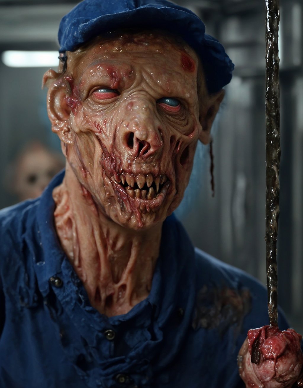 sourir jpg gh0st horror miedo afraid spirit zombi evil muerto cave couloir egout urbex pegi