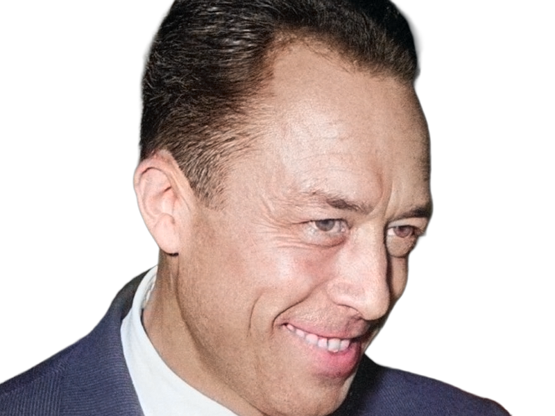 albert camus philosophe ecrivain journaliste militant romancier dramaturge essayiste nouvelliste francais pied-noir homme cheveux-bruns yeux-fonces