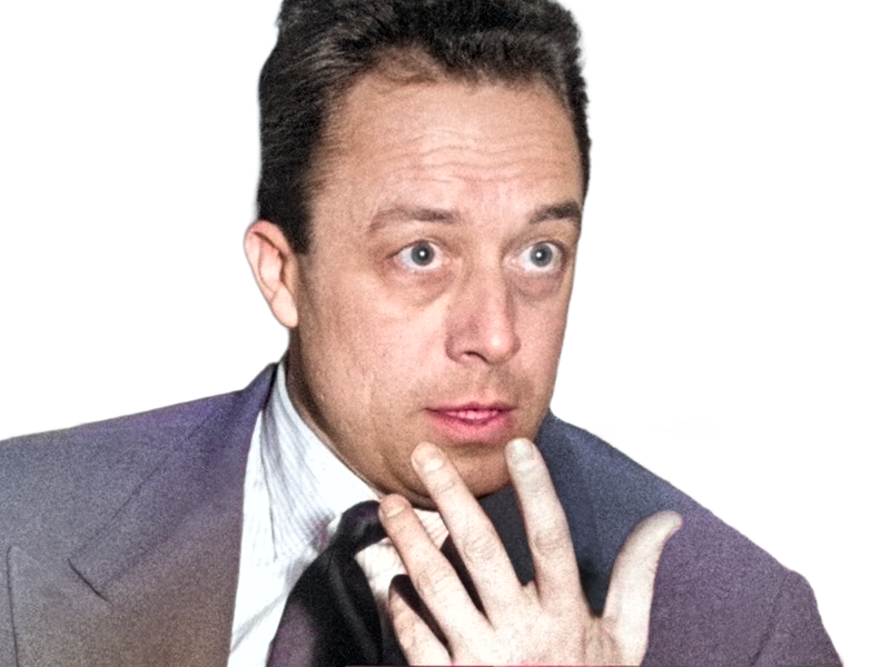 albert camus philosophe ecrivain journaliste militant romancier dramaturge essayiste nouvelliste francais pied-noir homme cheveux-bruns yeux-fonces