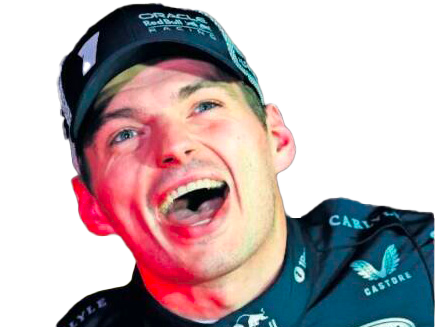 max verstappen f1 red bull goat champion monde pilote rire casquette rigole