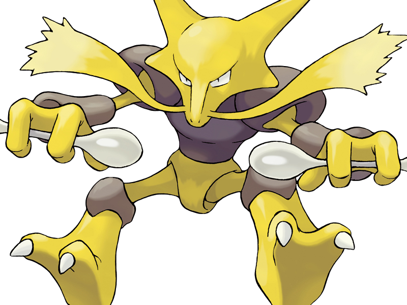 alakazam foodin pokemon pkm type psy 1g kanto
