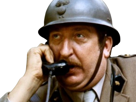 pierre tornade colonel dumont acteur francais septieme compagnie comedie militaire homme moustache