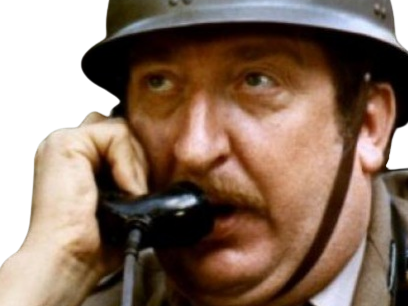 pierre tornade colonel dumont acteur francais septieme compagnie comedie militaire homme moustache