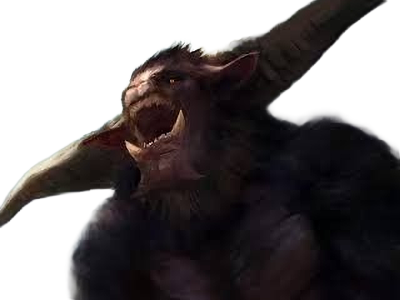 rajang rajan monster hunter mh bete-a-crocs singe super-saiyan pelage-noir yeux-rouges creature monstre puissant musculeux enrage
