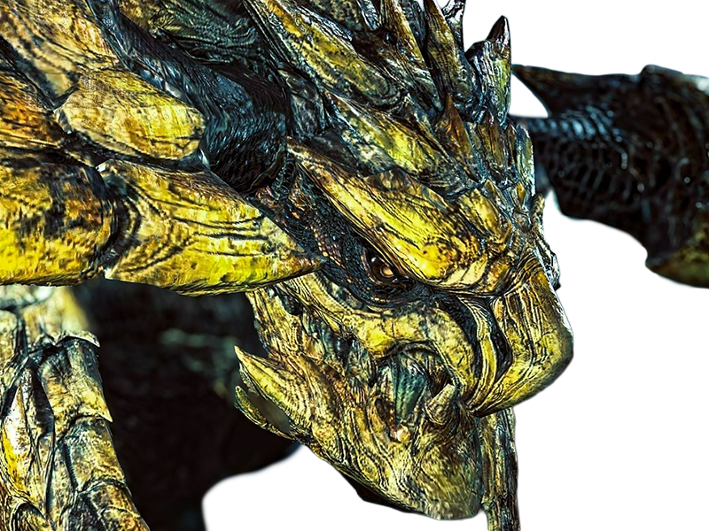 rey dau monster hunter wilds mh wyverne-volante bipede desert tempete predateur apex electrique foudre thor-magala