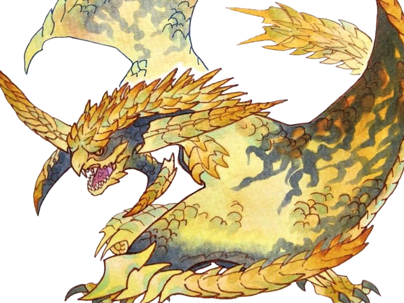 rey dau monster hunter wilds mh wyverne-volante bipede desert tempete predateur apex electrique foudre thor-magala