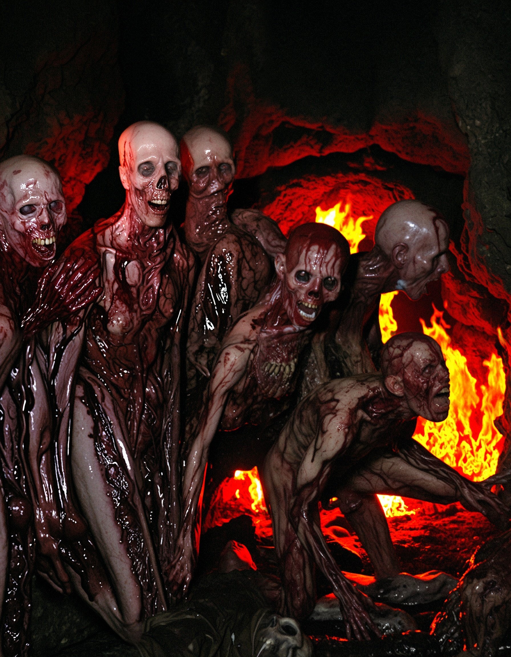 sourir jpg gh0st horror miedo afraid spirit inferno kolasi muerto cave couloir egout urbex pegi