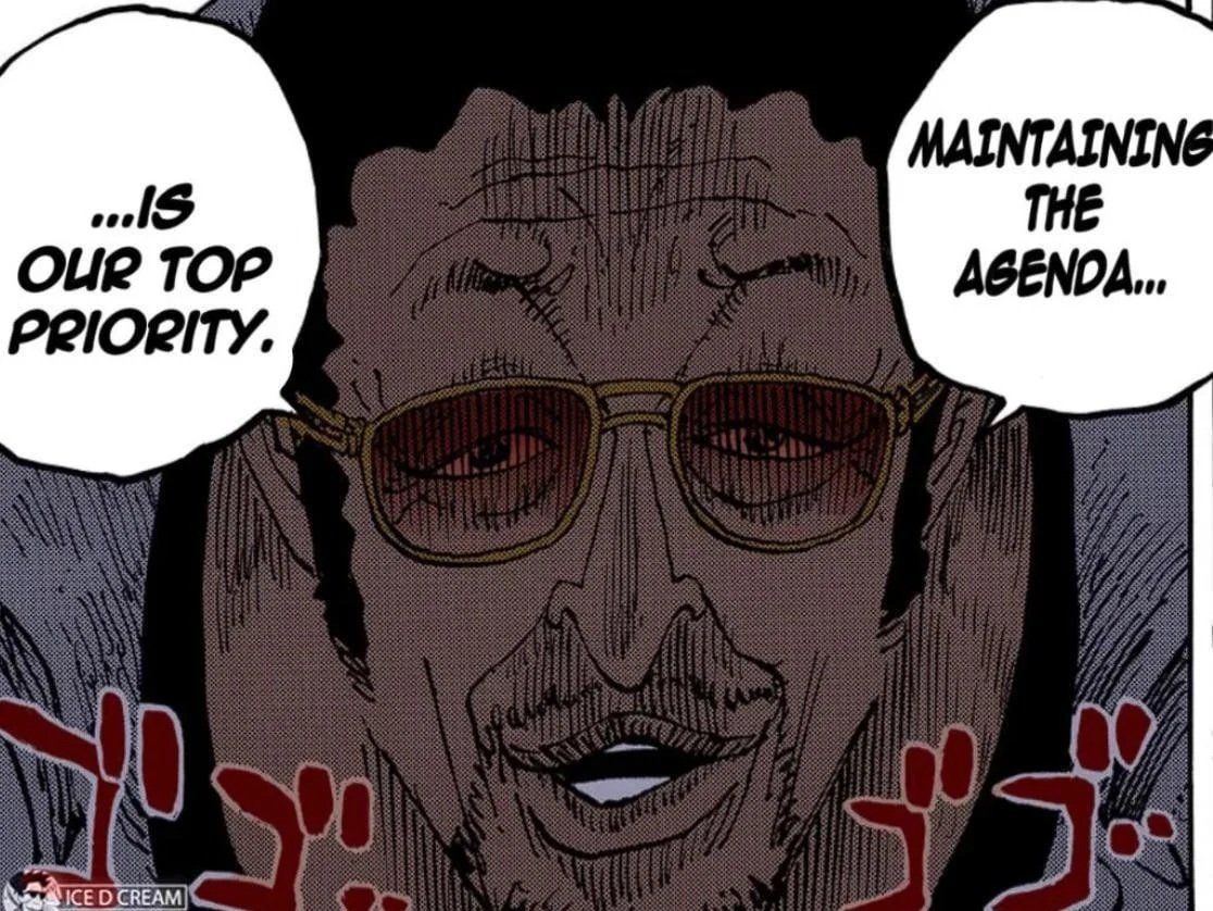 one piece agenda train theorie complot kizaru amiral