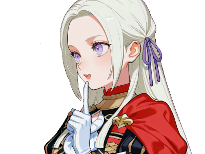 edelgard von-hresvelg edel fire-emblem three-houses fe3h aigles-de-jais imperatrice noble moupe pre-ellipse pensive complice malicieuse doigt