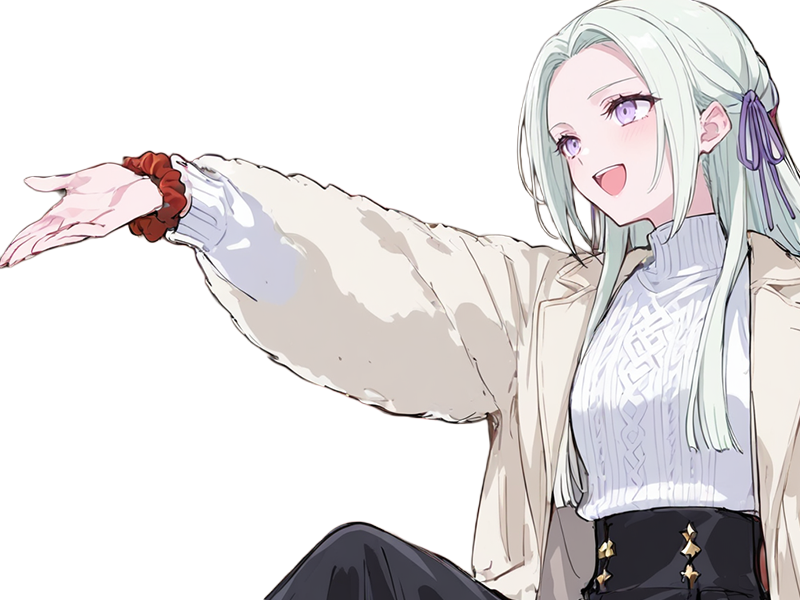 edelgard von-hresvelg edel fire-emblem three-houses fe3h aigles-de-jais imperatrice noble moupe pre-ellipse heureuse accueillante enthousiaste main-tendue