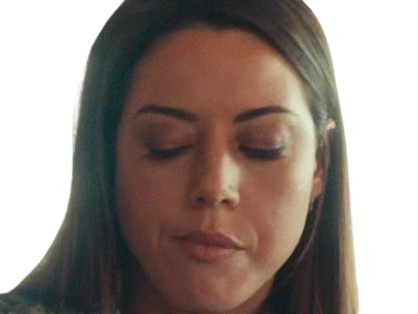 aubrey plaza actrice americaine femme brune trentaine trentenaire peau mat