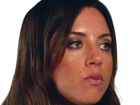 aubrey plaza actrice americaine femme brune trentaine trentenaire peau mat