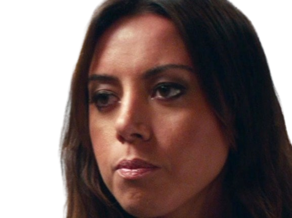 aubrey plaza actrice americaine femme brune trentaine trentenaire peau mat