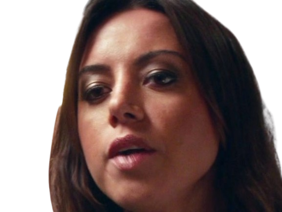 aubrey plaza actrice americaine femme brune trentaine trentenaire peau mat