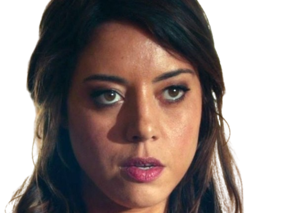 aubrey plaza actrice americaine femme brune trentaine trentenaire peau mat