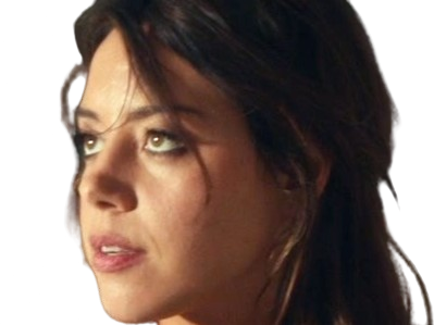 aubrey plaza actrice americaine femme brune trentaine trentenaire peau mat