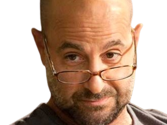 stanley tucci acteur americain chauve lunettes barbe vieux bg