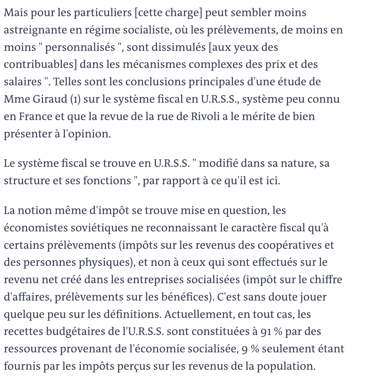 taxe impot communisme bolchevisme urss fiscalite sovietique