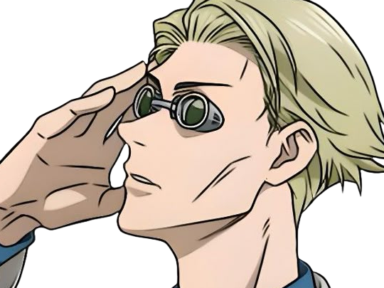 kento nanami jjk jujutsu-kaisen anime manga kentounet exorciste classe-1 homme cheveux-blonds lunettes yeux-marrons